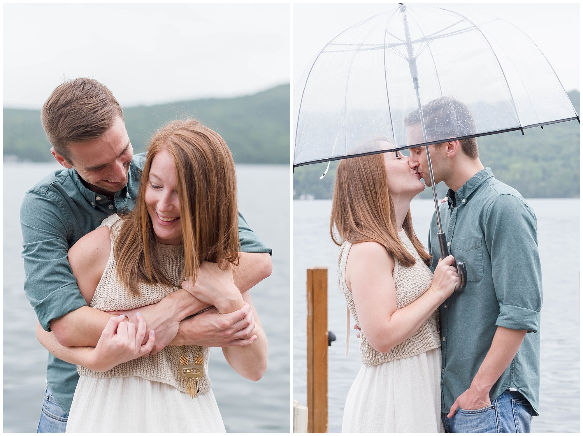 lake George engagement