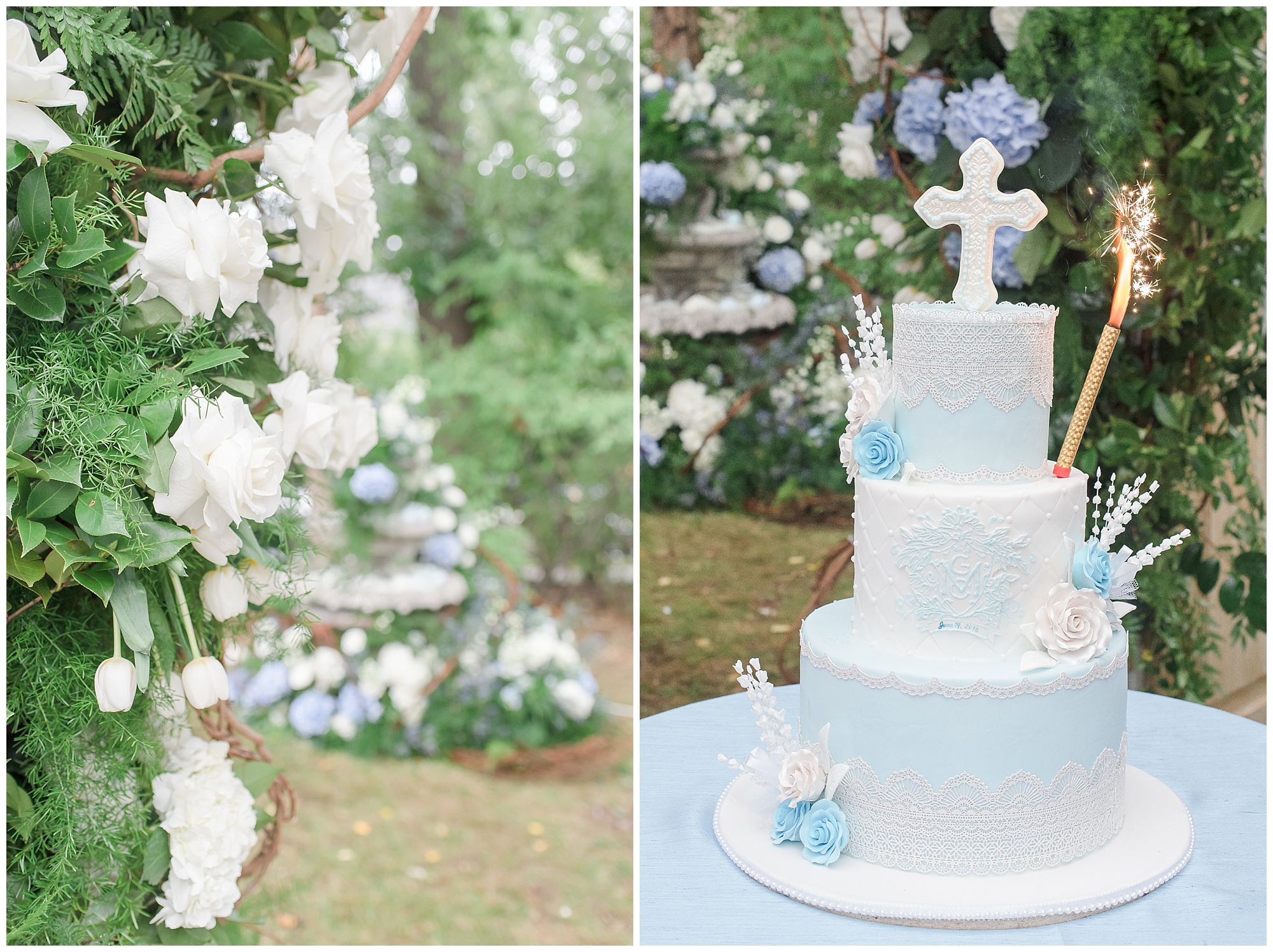 baptism cake