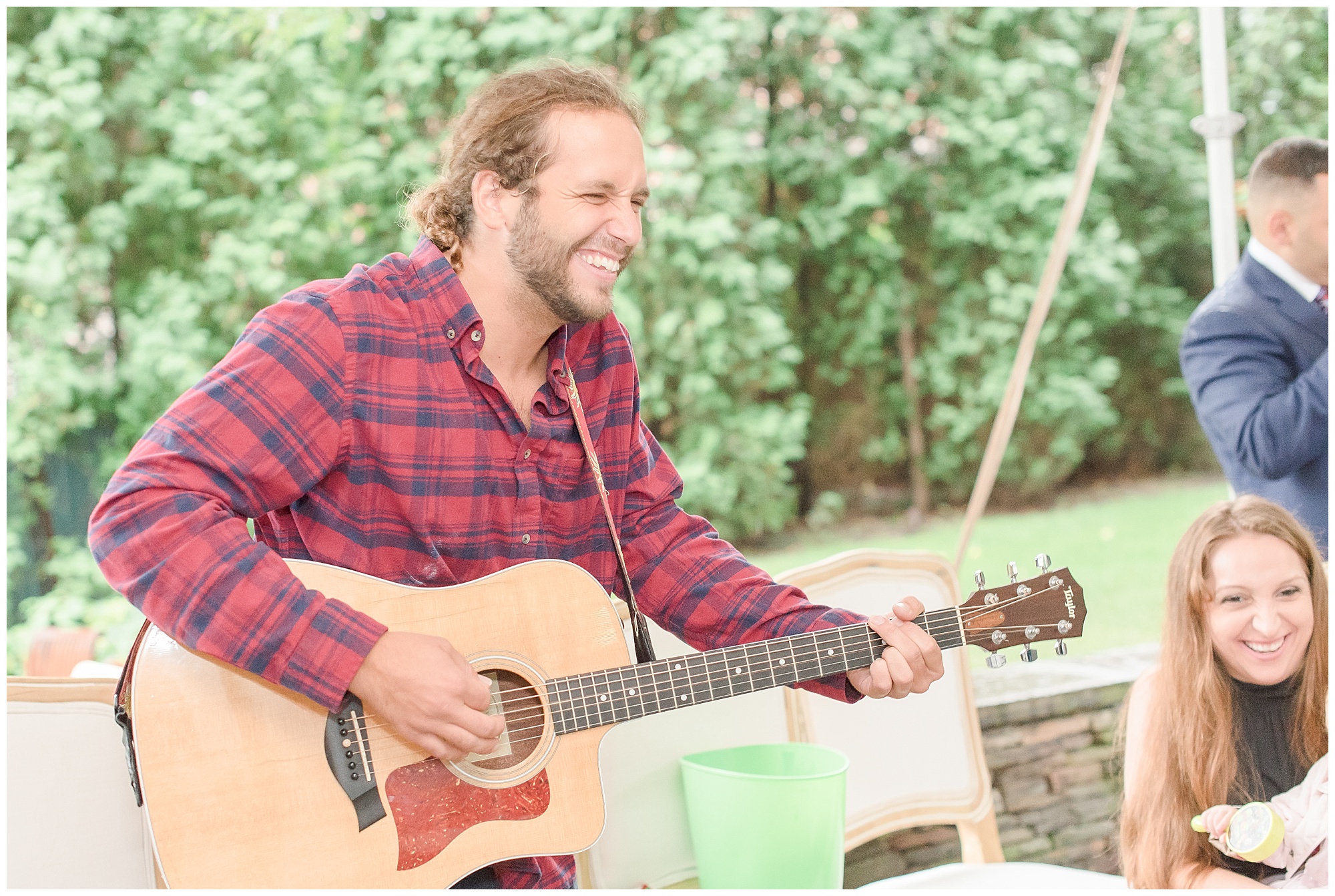 man playing guitar