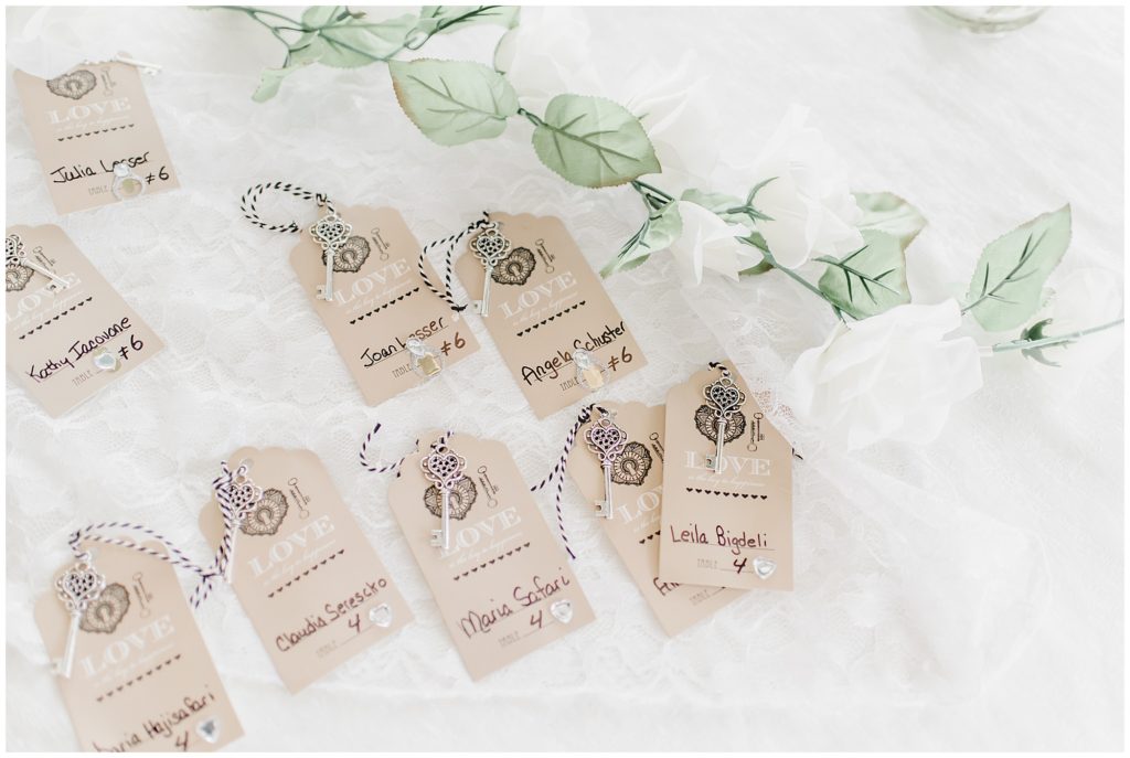 bridal shower escort cards