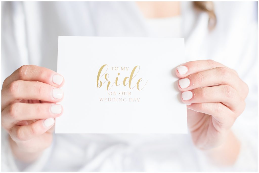 wedding day card