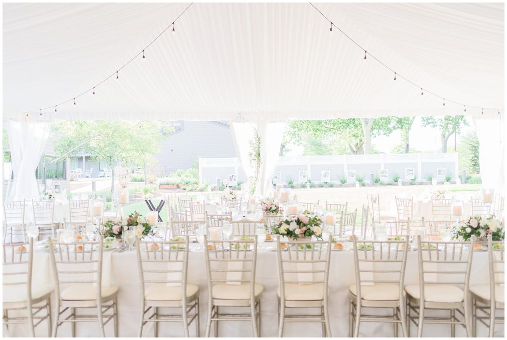 tented wedding reception