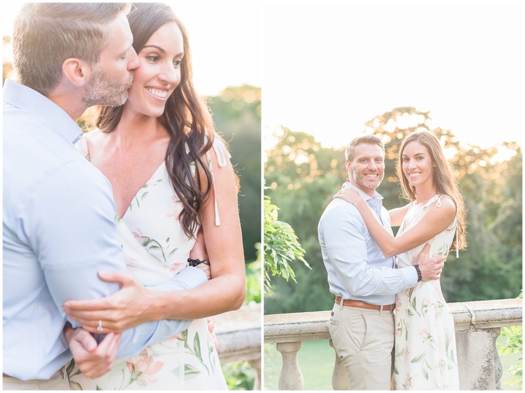 sunset engagement photos