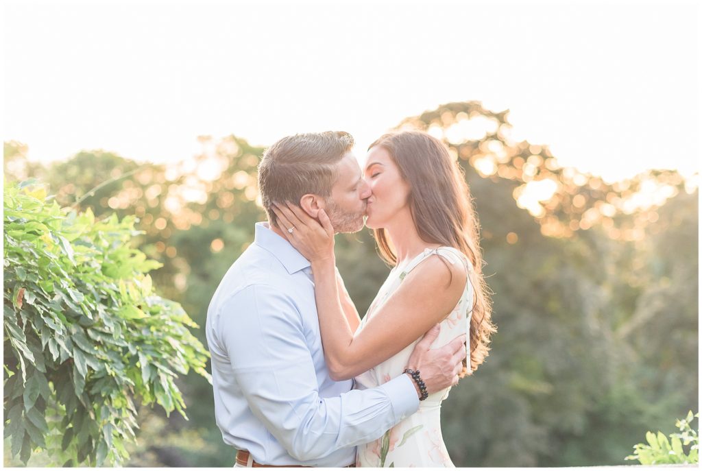 golden hour engagement photos