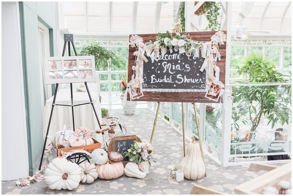 fall shabby chic bridal shower