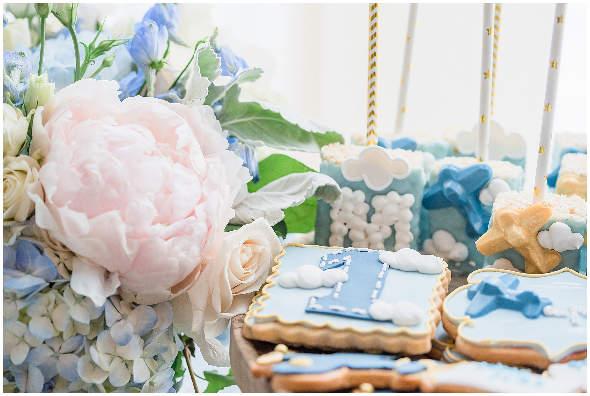 first birthday dessert table