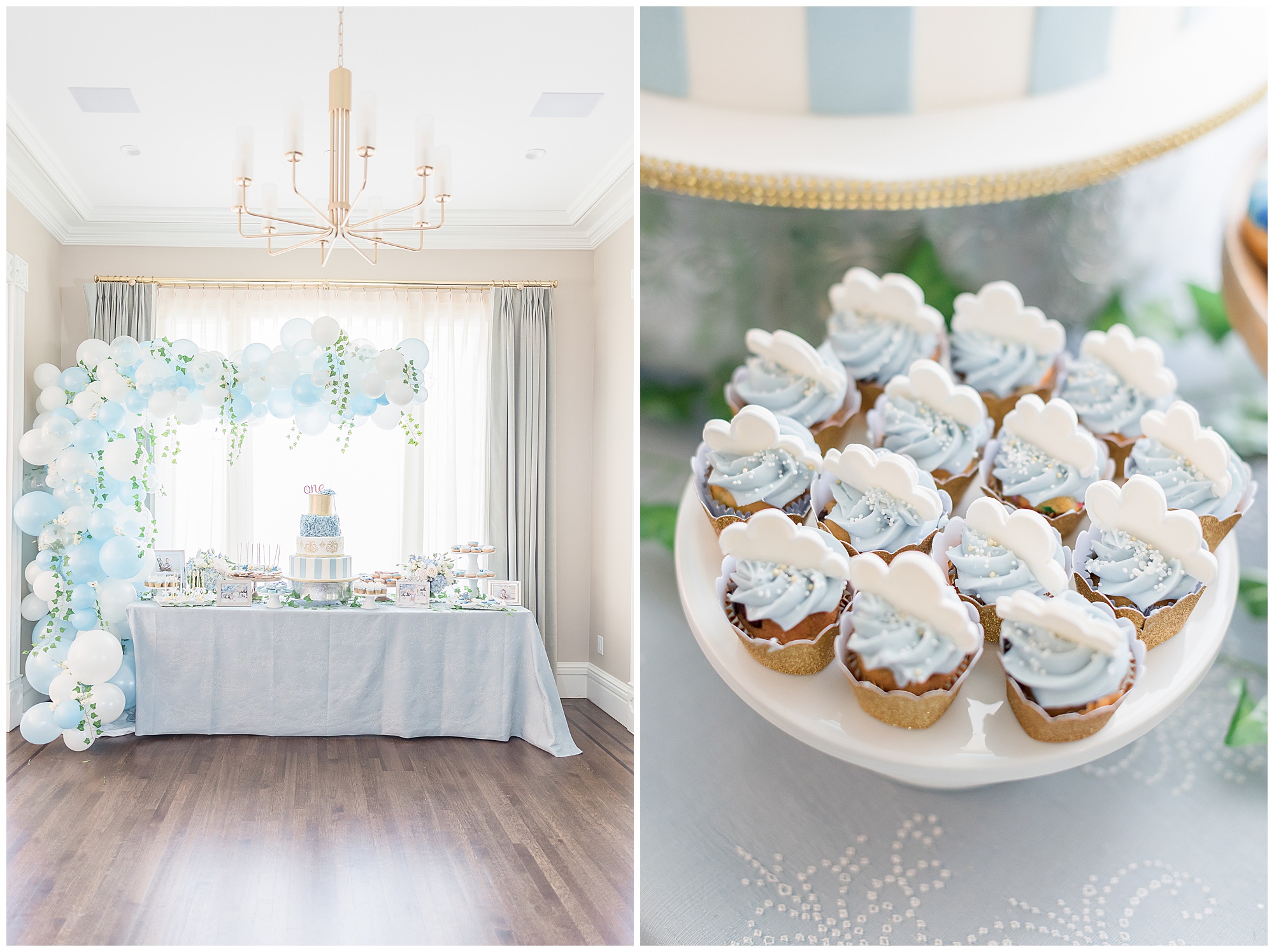 first birthday dessert table