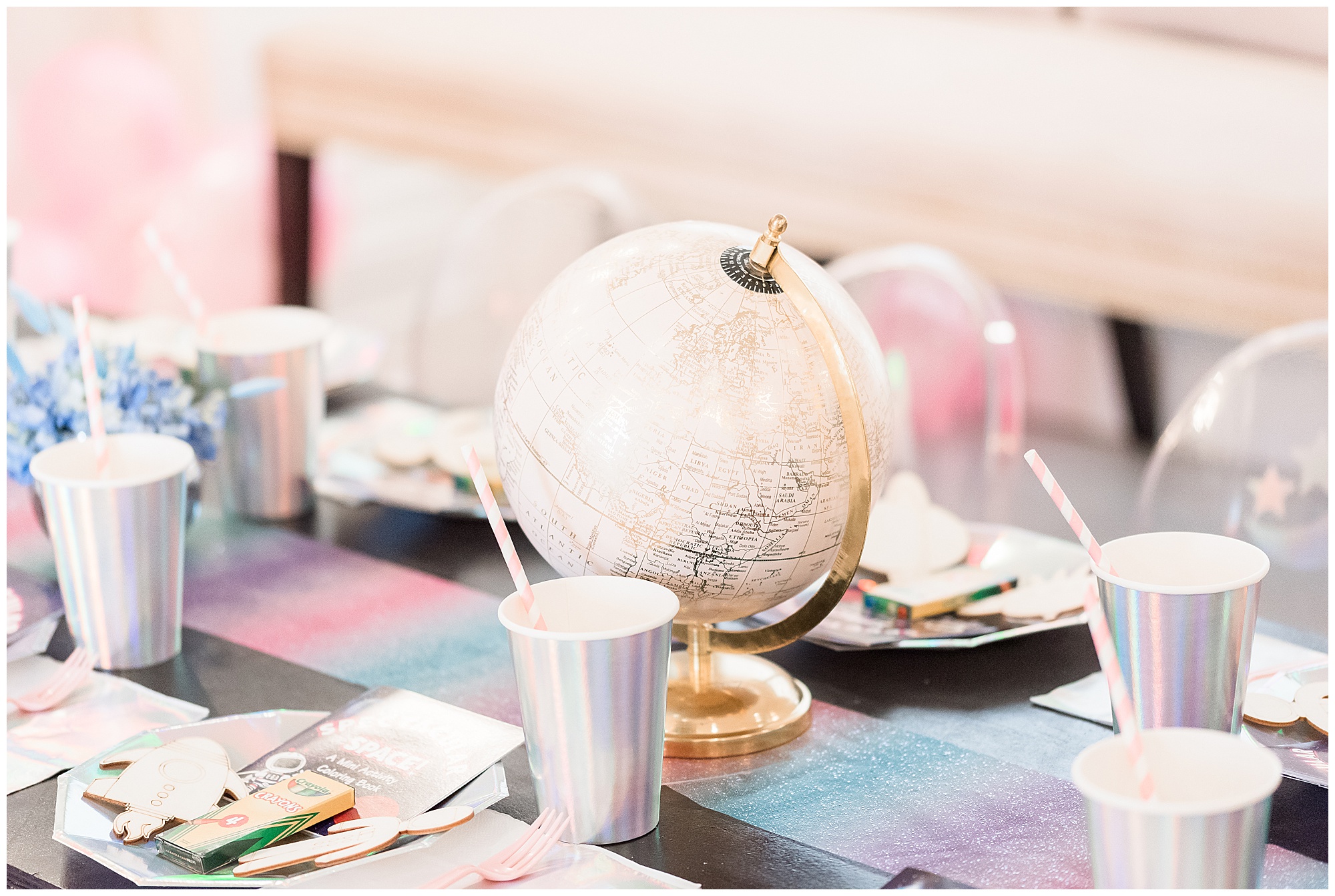 outer space theme tablescape