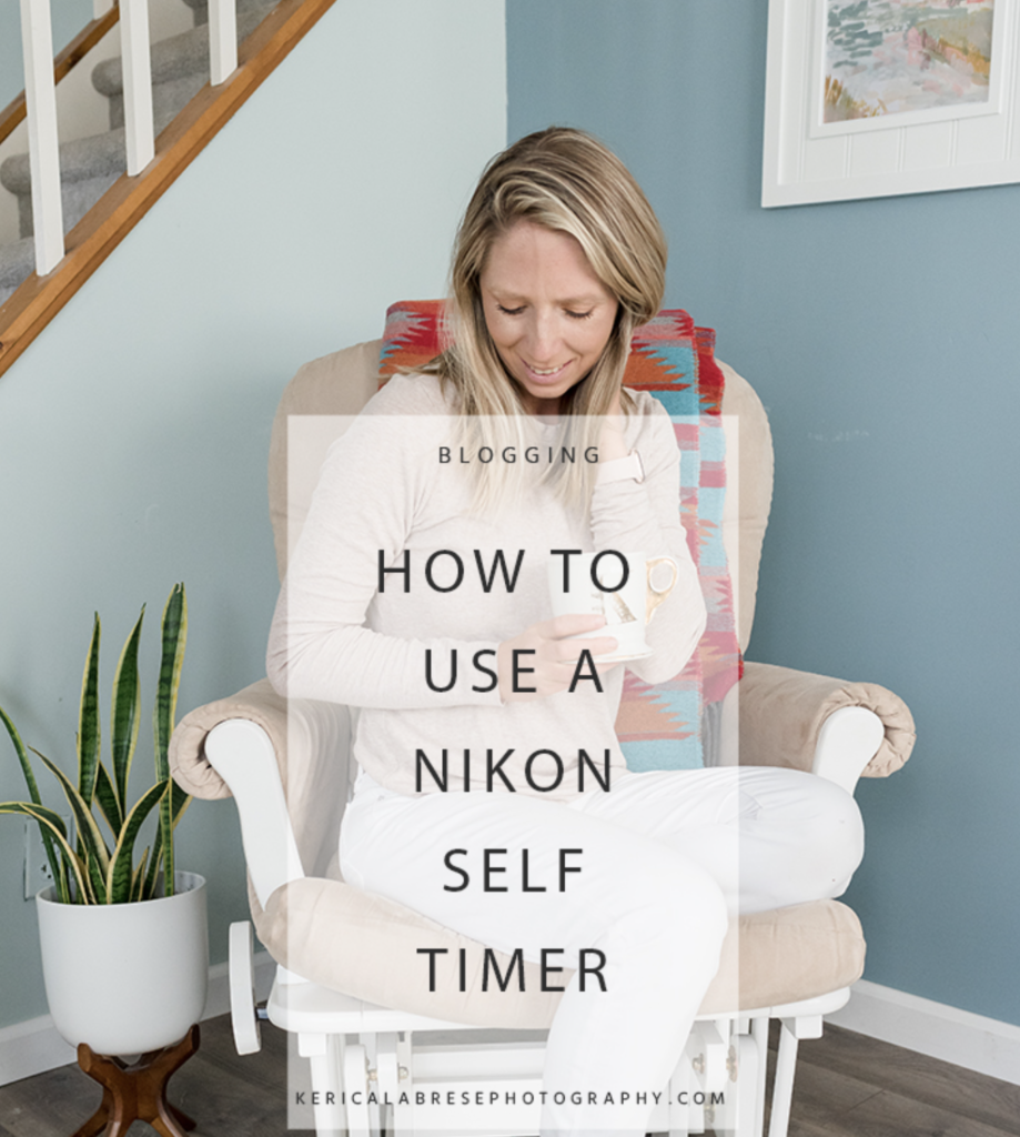 how to use a nikon self timer