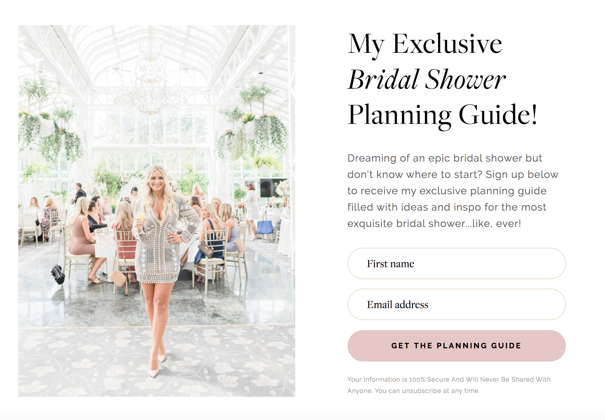 plan the ultimate bridal shower