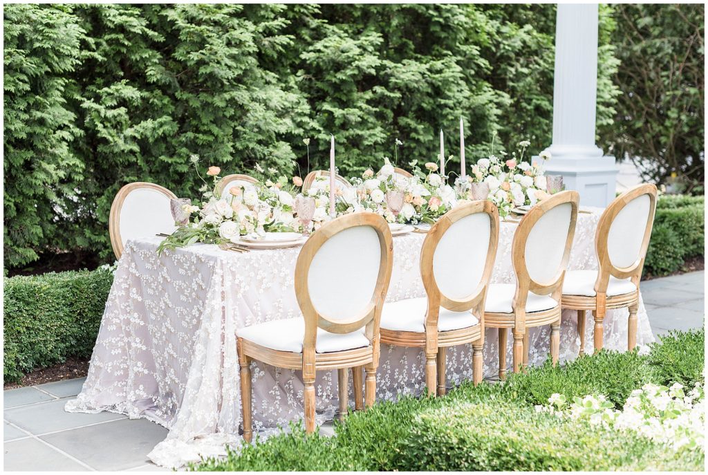 bridal shower table