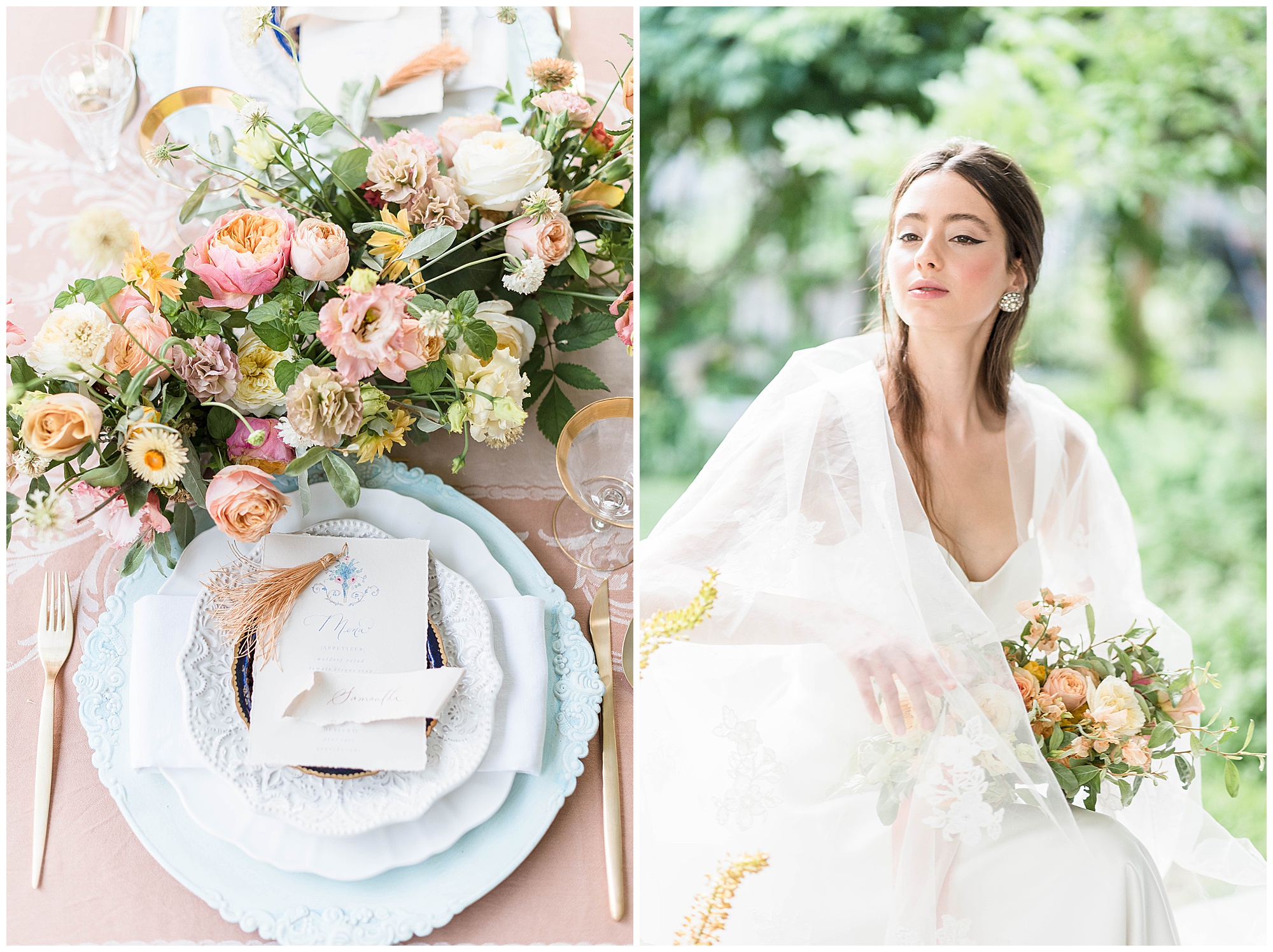 light and airy wedding photographer