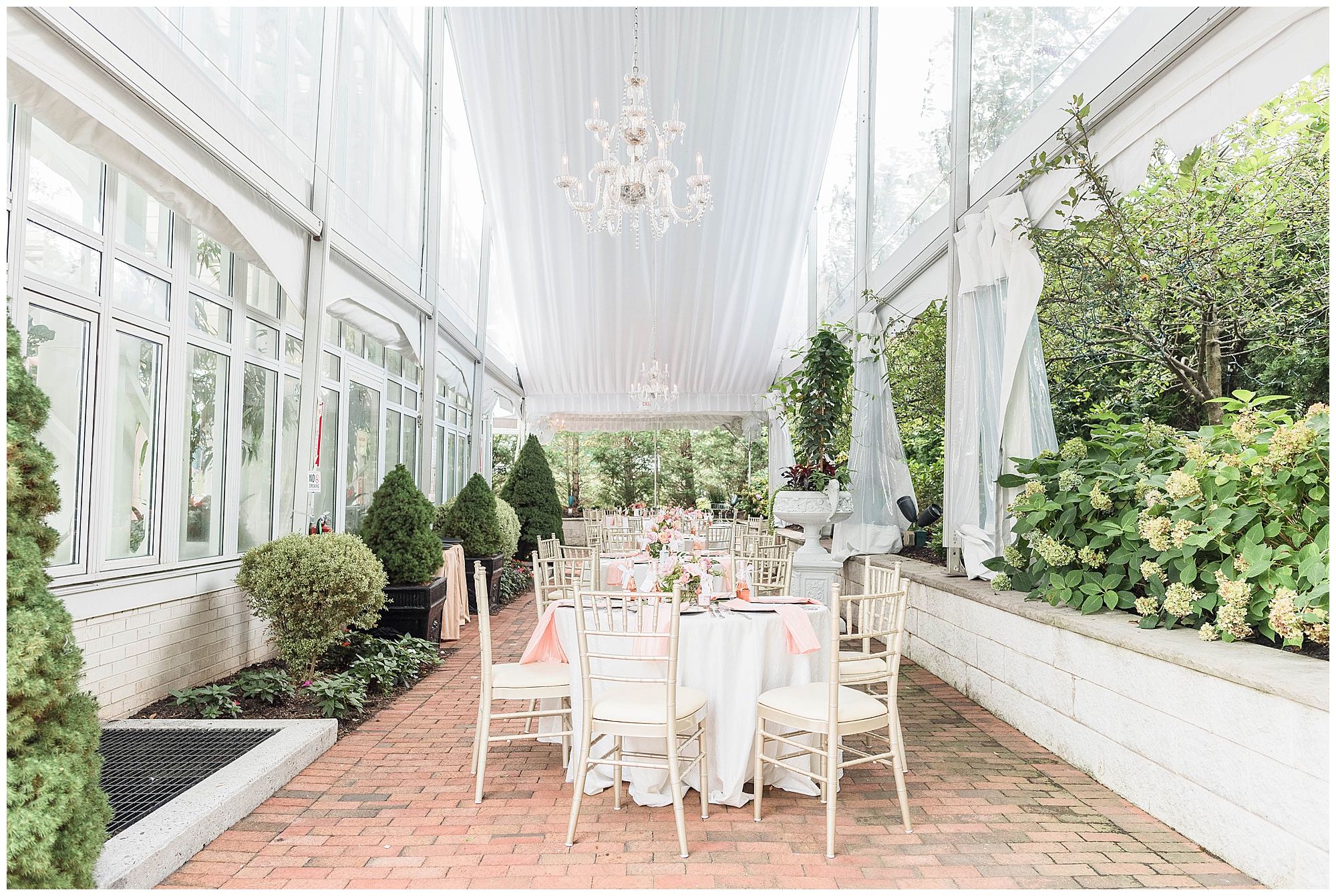 tented Madison hotel bridal shower