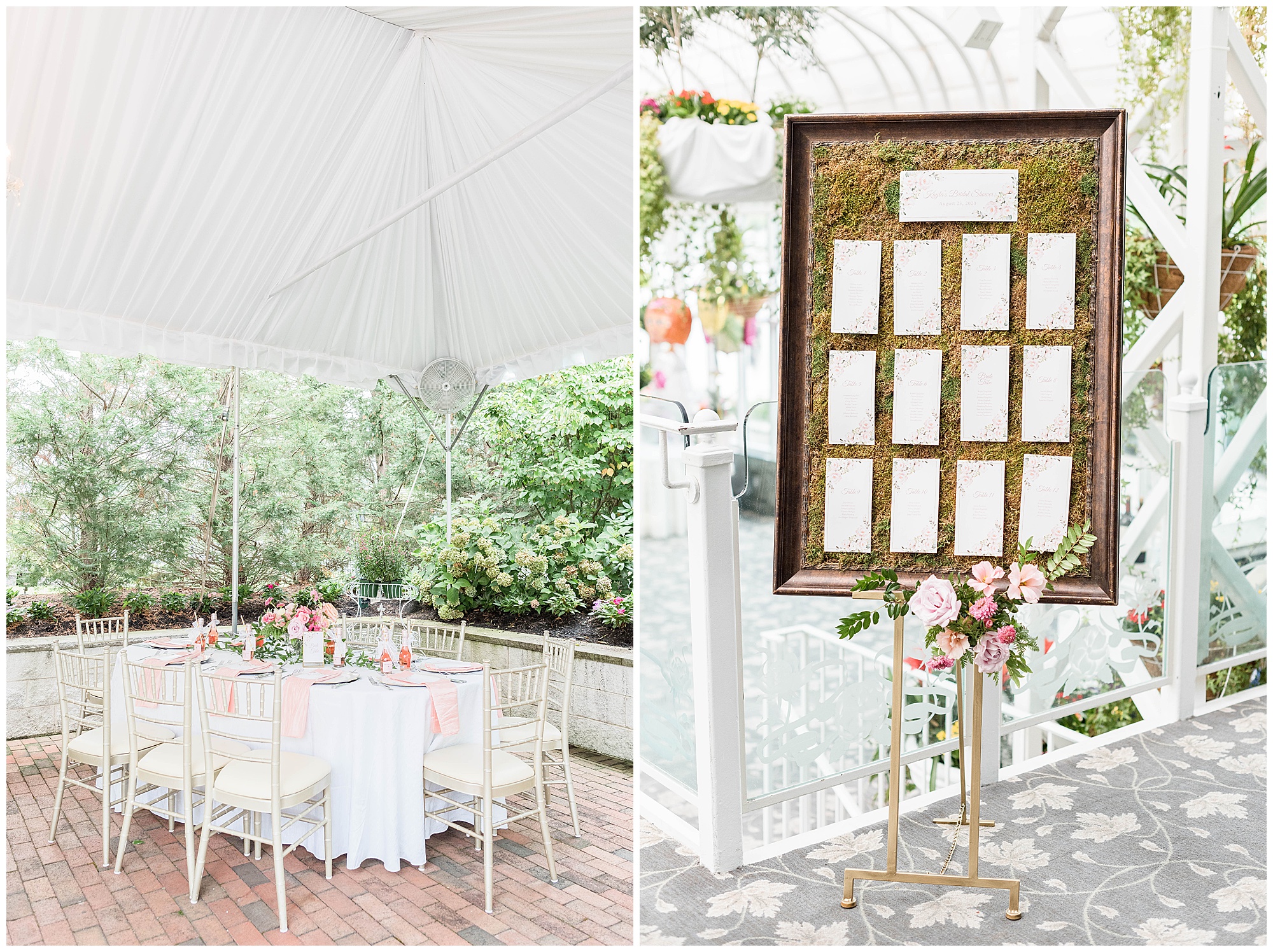 outdoor bridal shower