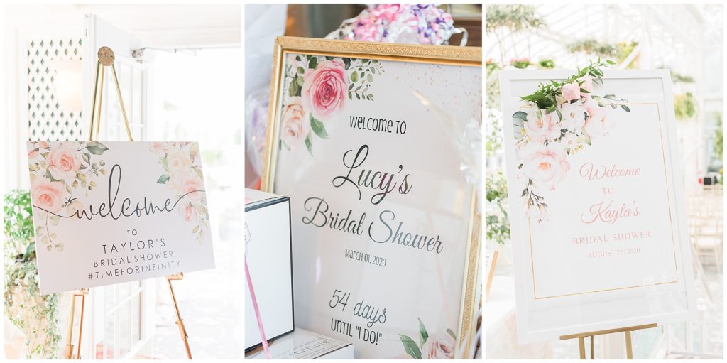 bridal shower signs