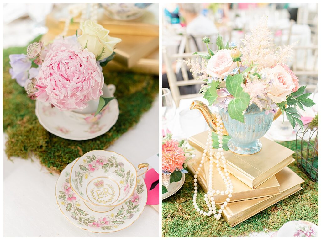 bridal shower centerpieces