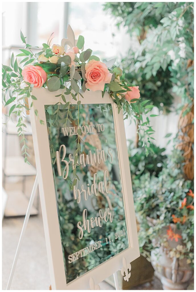 bridal shower welcome sign