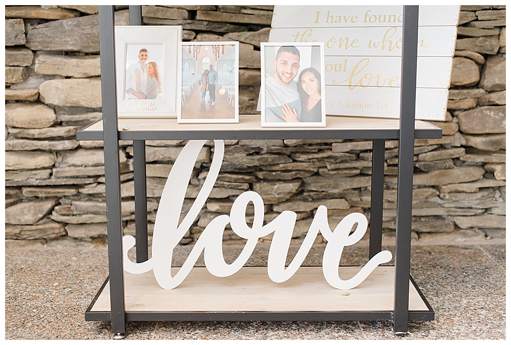 bridal shower love sign