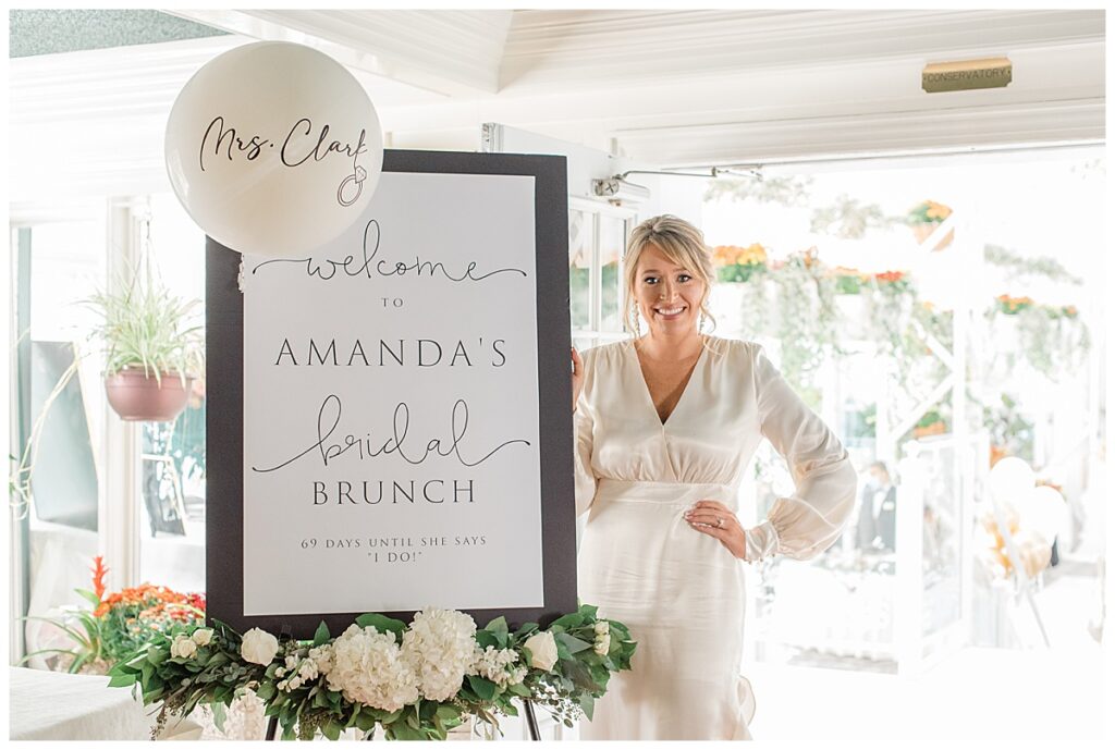 bridal shower welcome sign