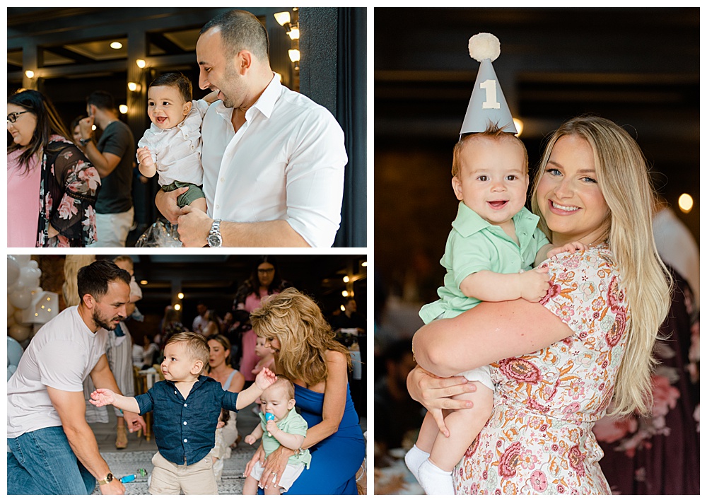 first birthday party guests