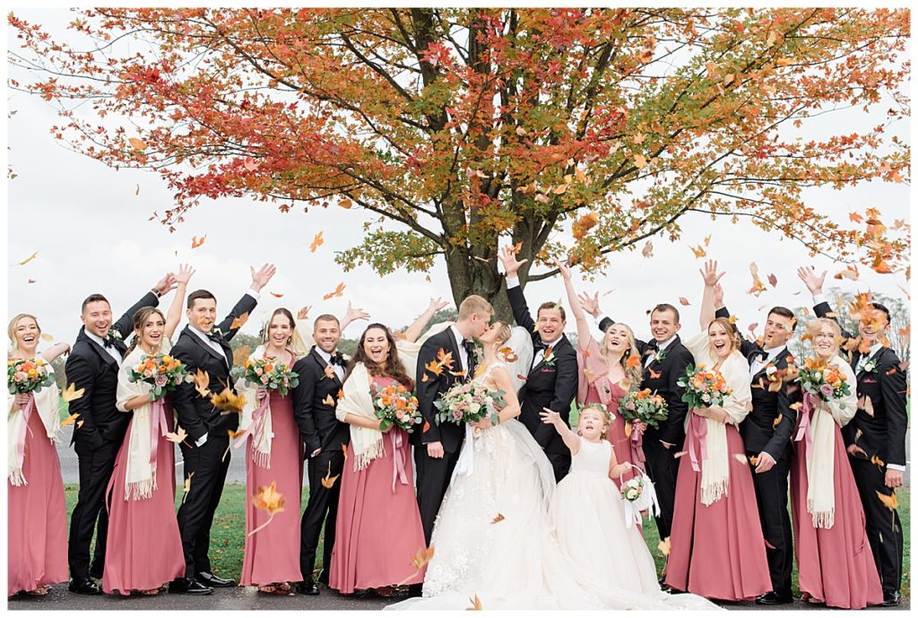 fall nj wedding