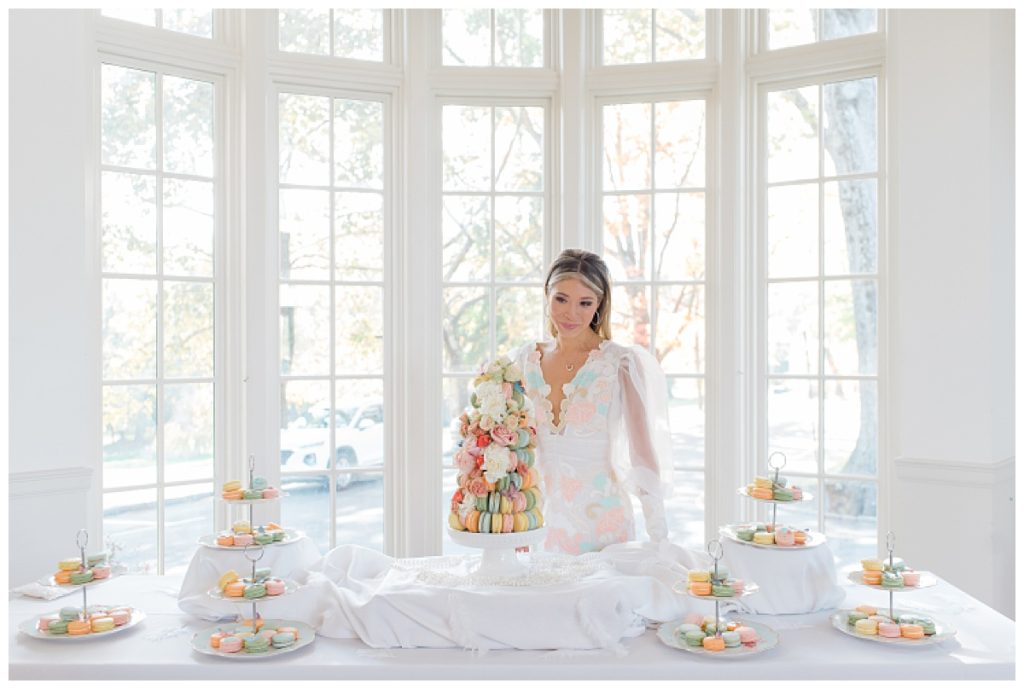 bridal shower dessert table