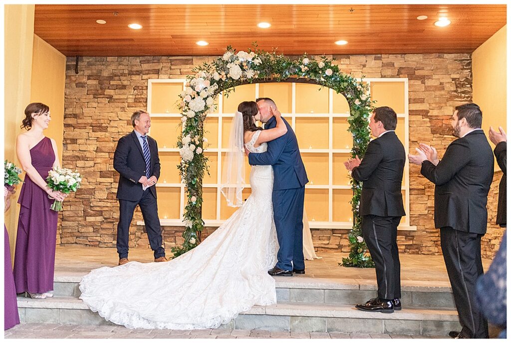 stone house wedding ceremony