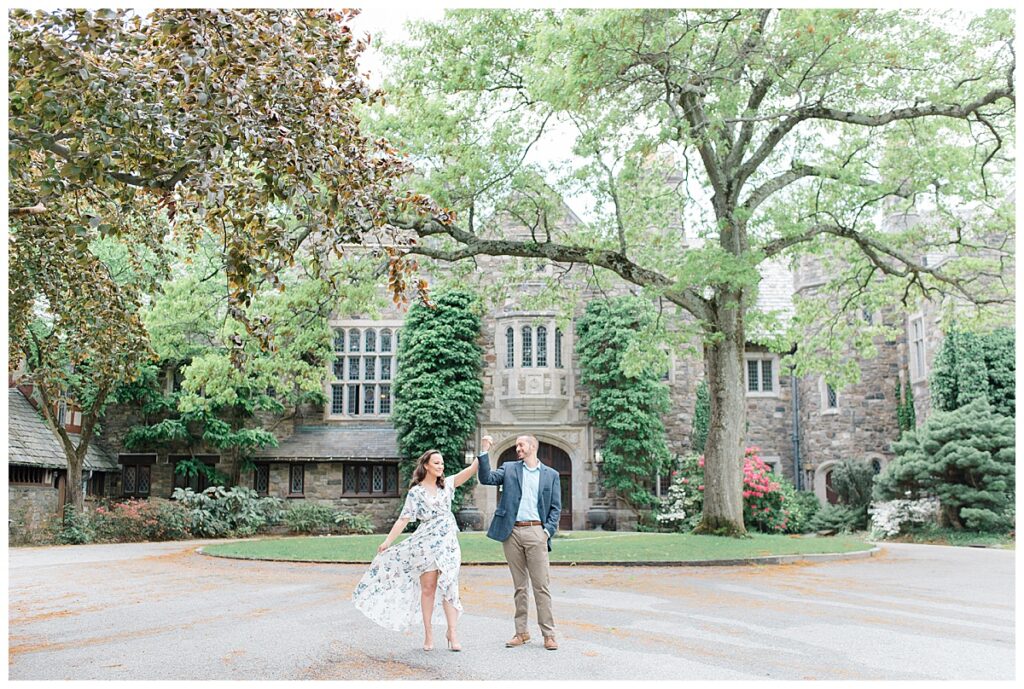 skylands manor engagement photographer