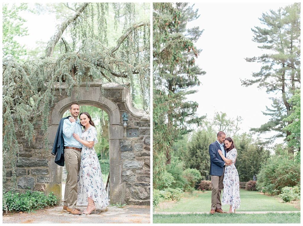 castle at skyland manor engagement photos