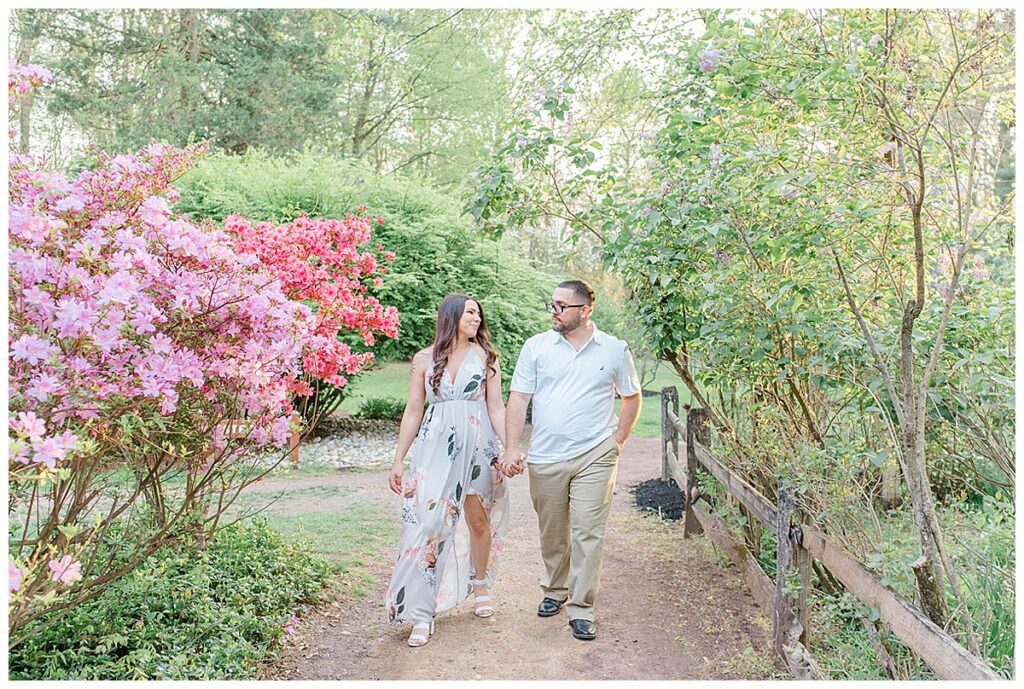 sayen house and gardens engagement