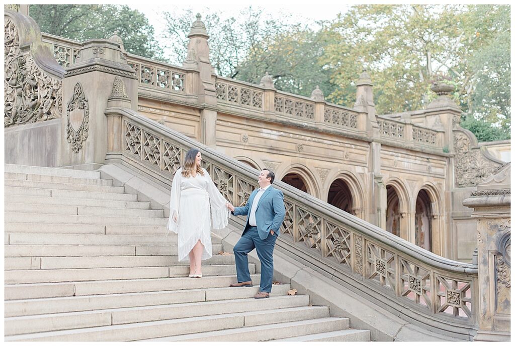 How to Get Great Engagement Photos at Bethesda Terrace