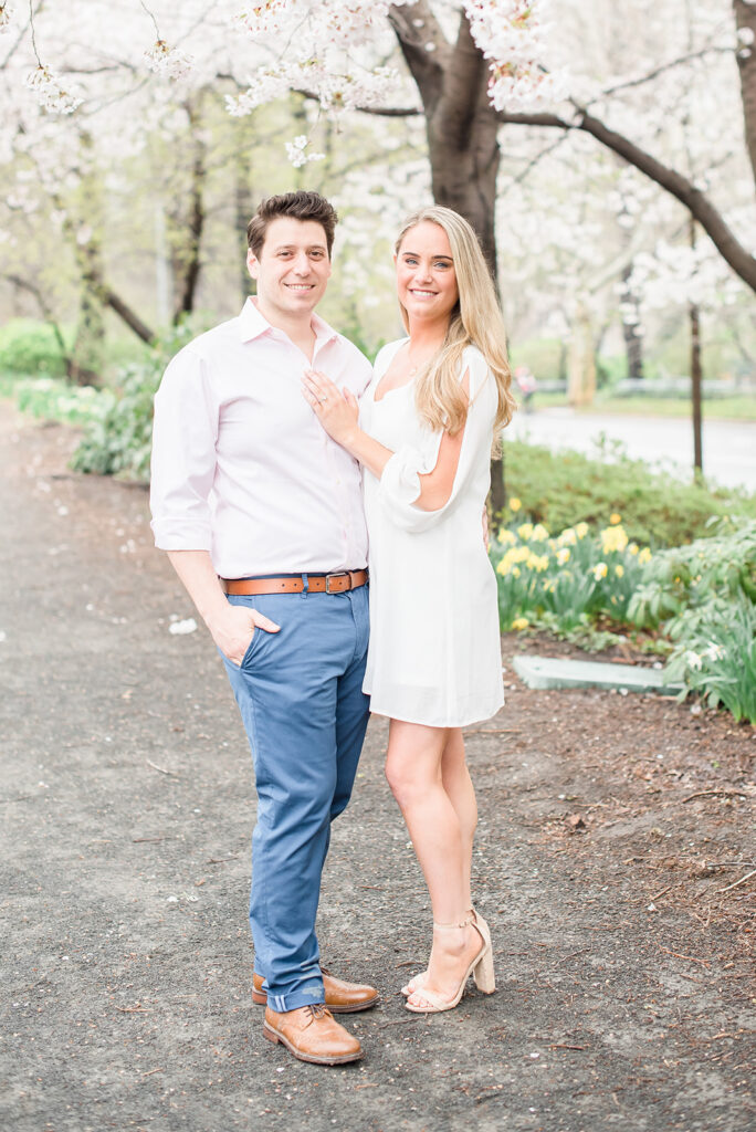 cherry blossom photos in central park