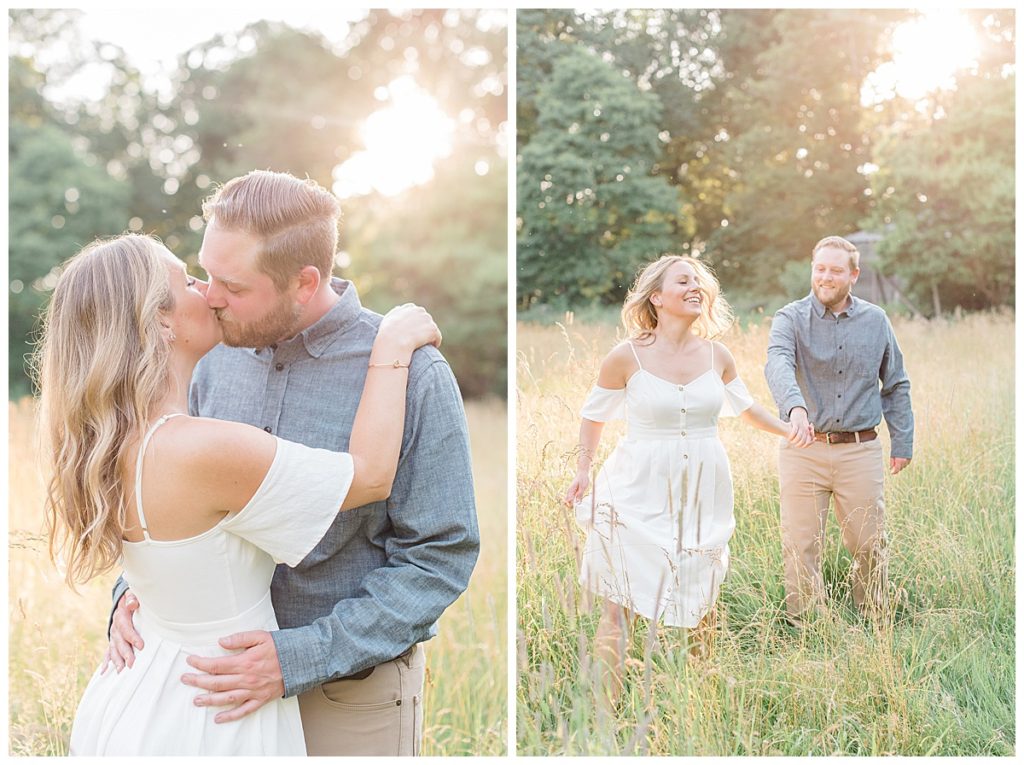 golden hour engagement pictures