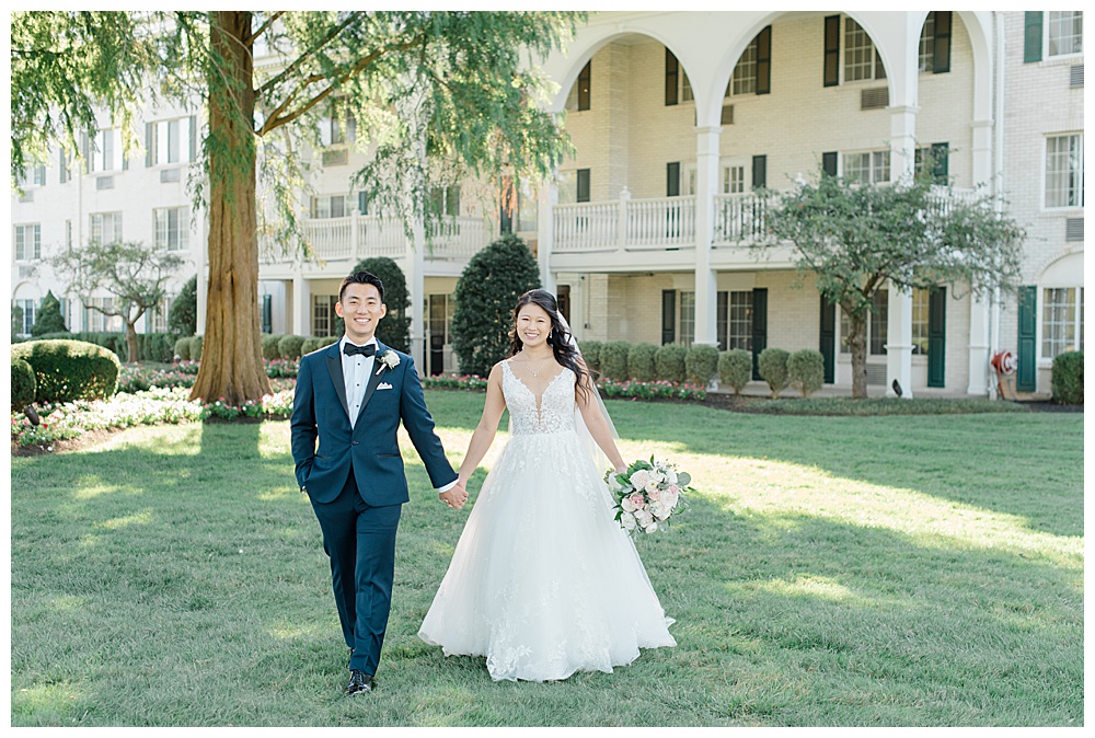beautiful bride in princess dress