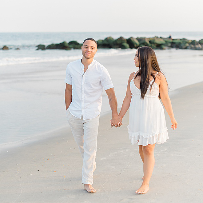 jersey shore engagement session