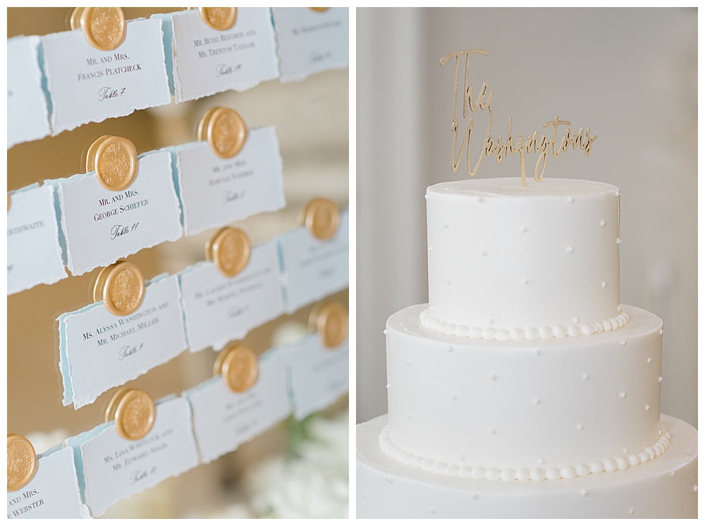 gold escort cards