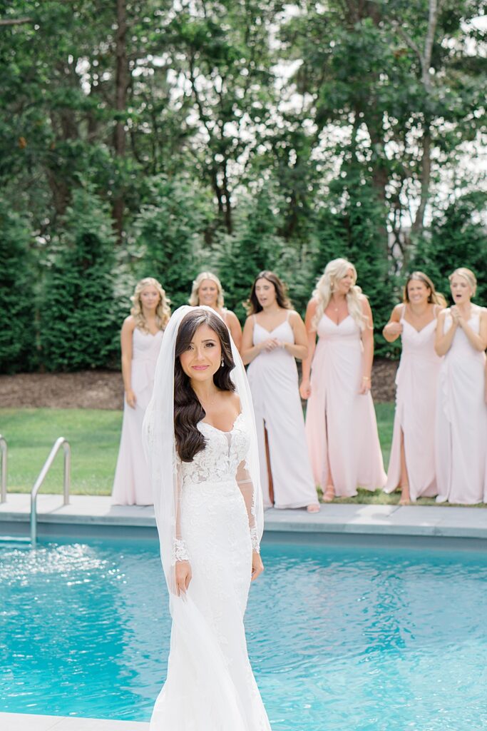 bridal party first look