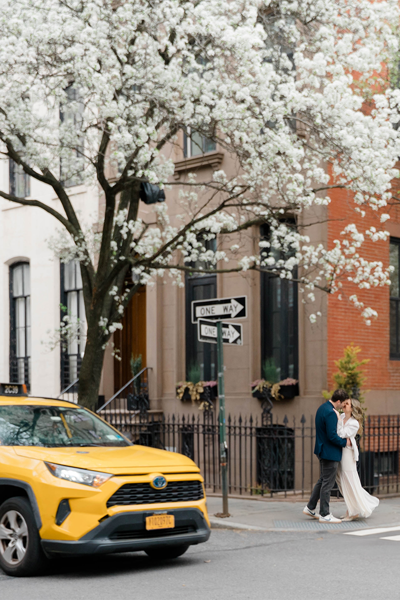greenwich village engagement session